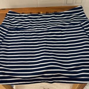 Vineyard Vines Striped Navy and White Mini Skirt
